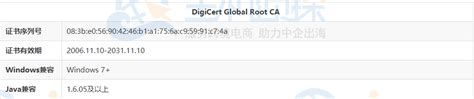 DigiCert Global Root CA证书安装教程 - 美国主机侦探