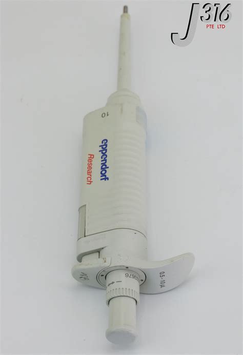 17263 EPPENDORF SINGLE CHANNEL PIPETTE, ADJUSTABLE 0.5-10 UL EP ...