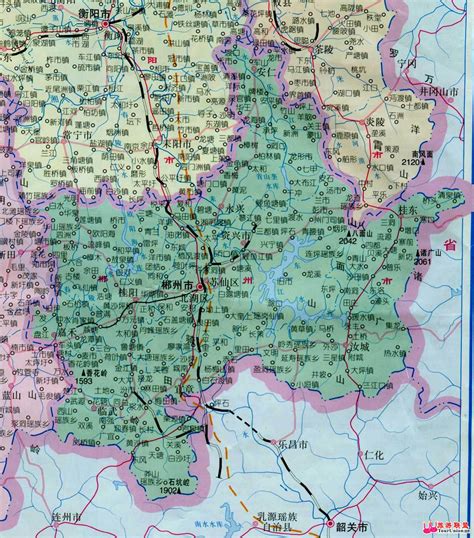郴州地图