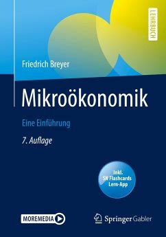 Mikroökonomik von Friedrich Breyer - Fachbuch - bücher.de