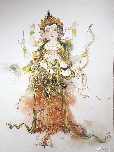 摩利支天菩萨东绘漫演宣解百尊图片