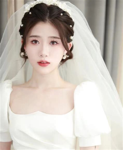 梦幻新娘发型图片