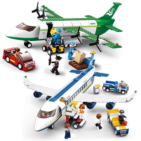 乐高积木男孩子益智拼装客机模型儿童玩具小颗粒拼插飞机城市-淘宝网