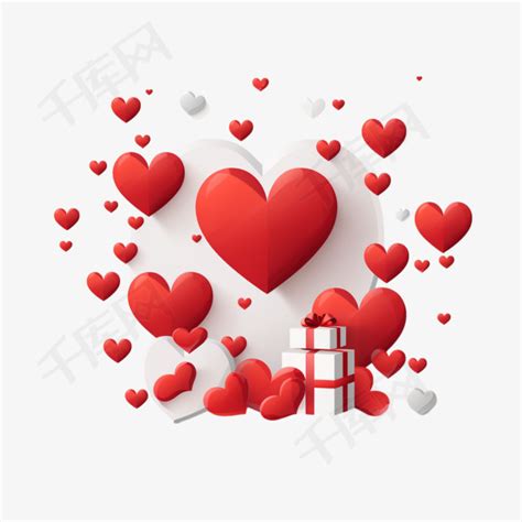 简单快乐的情人节庆祝设计素材图片免费下载-千库网