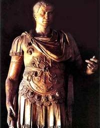 维吉尔赞美凯撒的勇敢和智慧，将他视为罗马帝国的伟大领导者。