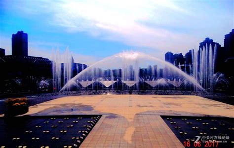 哈尔滨 · 群力下沉式广场喷泉|摄影|环境/建筑|angino - 原创作品 - 站酷 (ZCOOL)
