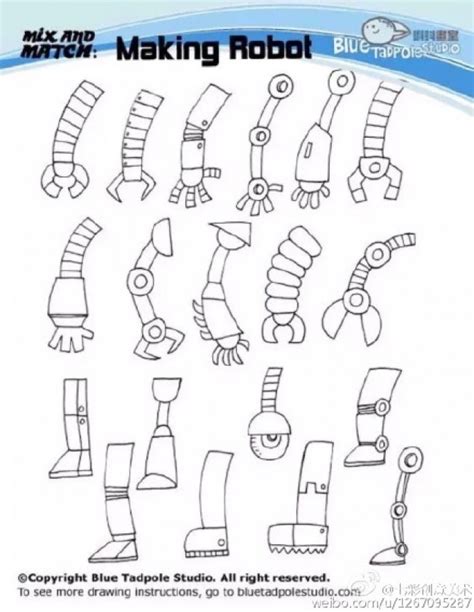 儿童卡通简笔画机器人【动画步骤】-露西学画画