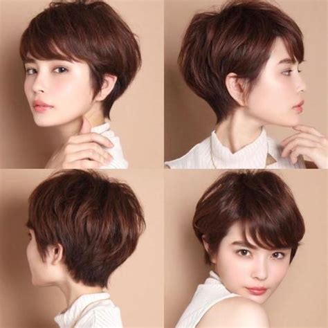 女式短发后脑勺造型图片 女士短发后脑发型图片(4)_配图网