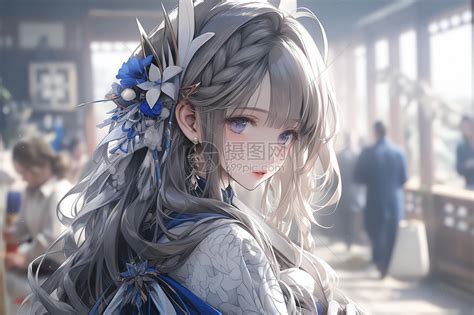 冷艳美女动漫图片