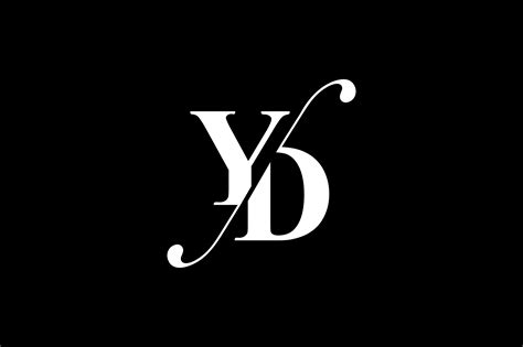 YD Monogram Logo Design By Vectorseller | TheHungryJPEG.com