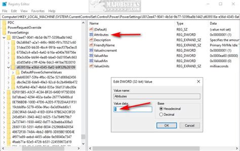 How to Add Primary NVMe Idle Timeout to Power Options in Windows 10 ...