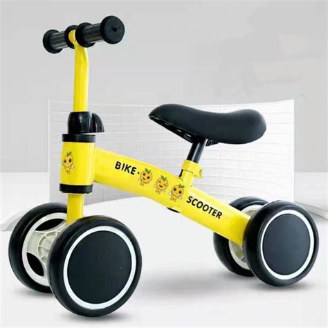 乐的小黄鸭儿童平衡车无脚踏1-3-6岁宝宝滑行车自行车学步滑步车