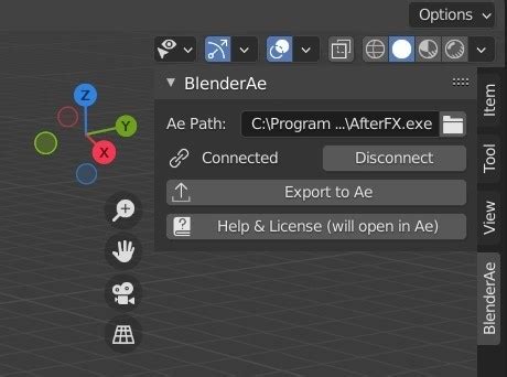 Blender/AE插件|3D对象和场景数据从Blender连接选择导出到AE软件-BlenderAe V1.0.0 Win/Mac - CG资源网
