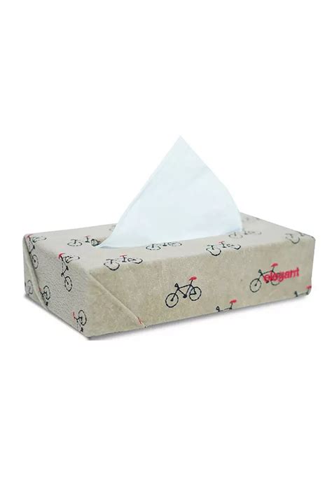 Buy Elegant Beige and Black Fabric Tissue Box Cycle Design CU02 Online ...