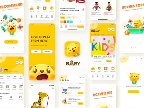 儿童app界面_张张的设计笔记-站酷ZCOOL