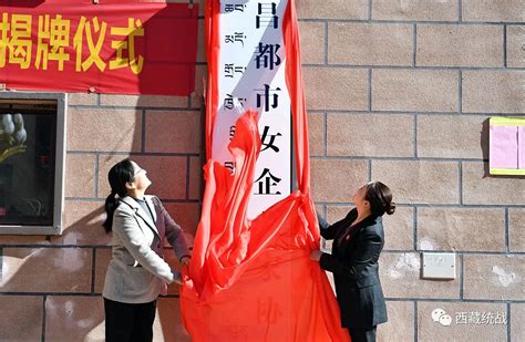 昌都市女企业家协会举行揭牌仪式_非公经济_西藏统一战线
