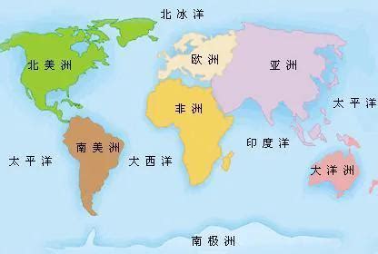 世界七大洲英文地图,七大洲线,七大洲图_大山谷图库