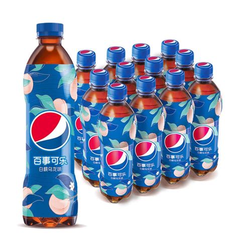 百事可乐 Pepsi 太汽系列 白桃乌龙口味 汽水 碳酸饮料整箱 细长罐 330ml*12听 百事出品-融创集采商城
