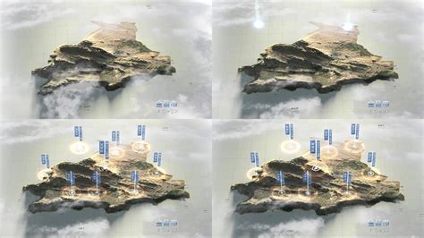 现代山川河流地形模型-M0002173956-炫云云模型网