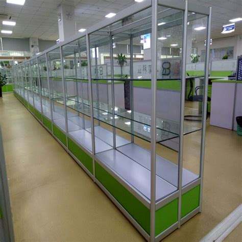 厂家直供商场展柜酒柜样品柜展示柜精品玻璃陈列柜铝合金货柜货架-阿里巴巴