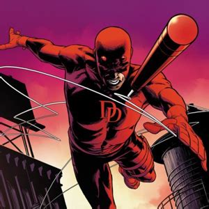 漫画英雄人物插画： 夜魔侠(Daredevil)(2) - 设计之家