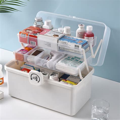 宝宝药箱家庭常备家用医药箱婴儿药品药物收纳箱便携儿童药箱-阿里巴巴