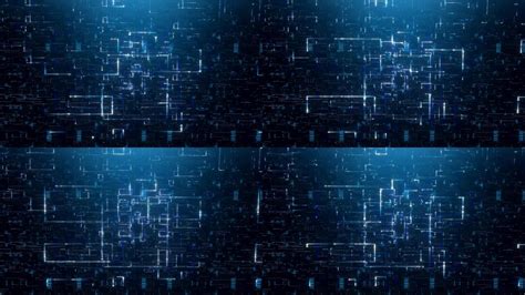 蓝色网格科技循环视频背景模板下载_科技背景_图客巴巴