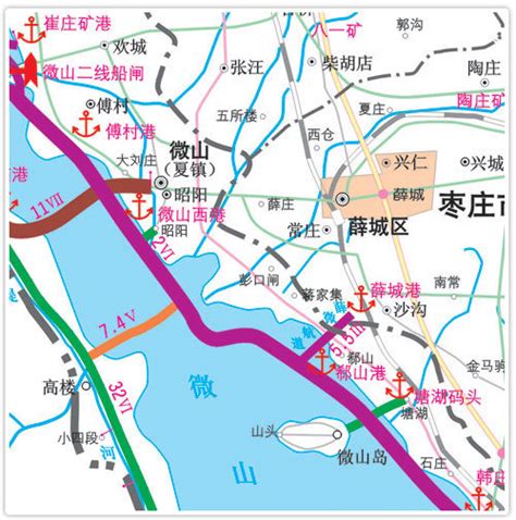 枣庄滕州市地图,枣庄薛城区,山东省枣庄滕州市_大山谷图库