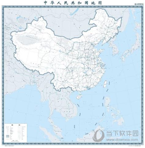 可放大中国地图图片