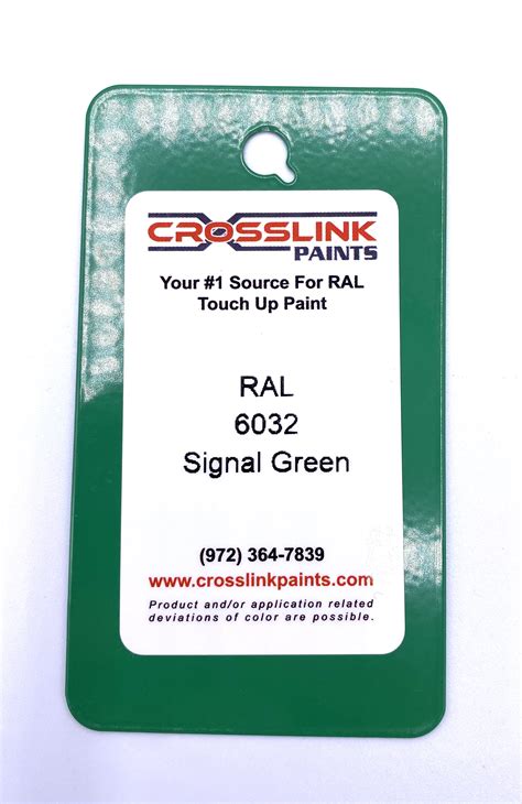 RAL 6032 Signal Green Powder Coating Powder | Crosslink Paints