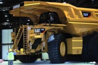 利勃海尔最大的矿用自卸式卡车T284_嘀嘀叭叭-梨视频官网-Pear Video