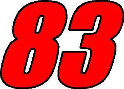 Nascar Number 83 Png Clipart - Full Size Clipart (#698585) - PinClipart