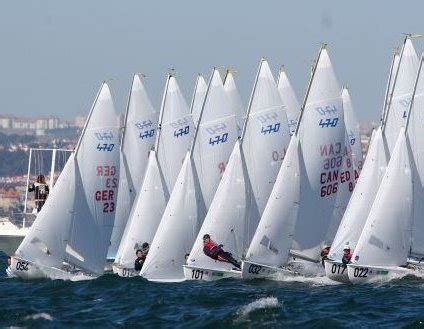 The 470, the double-handed dinghy of the Olympic Games which requires ...