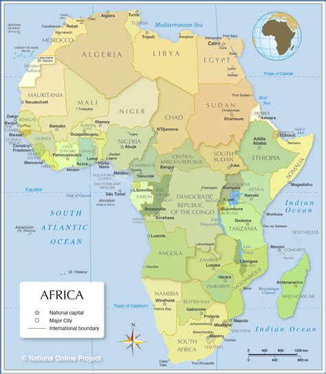 African Countries And Capitals Africa Facts | Images and Photos finder