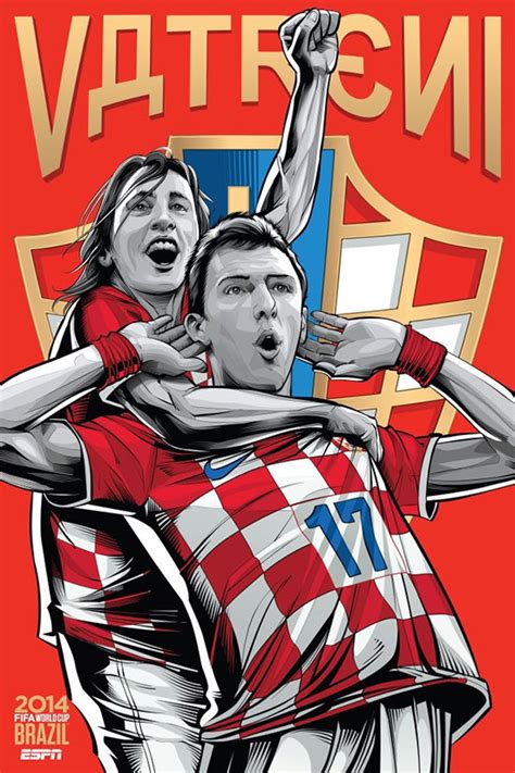 来啦！2014年巴西世界杯32强宣传海报设计 | 优设网 - UISDC