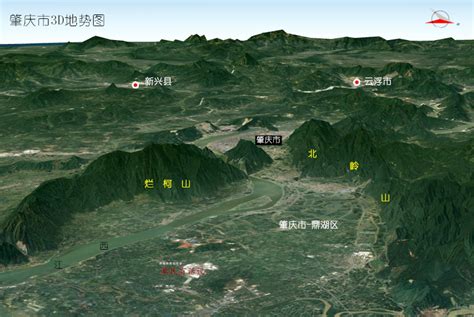 广东省六大内陆市3D地势图：清远、肇庆、河源…-搜狐大视野-搜狐新闻