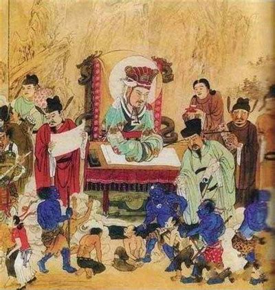 中国古代十八层地狱的传说图解_传统文化_中国古风图片大全_古风家