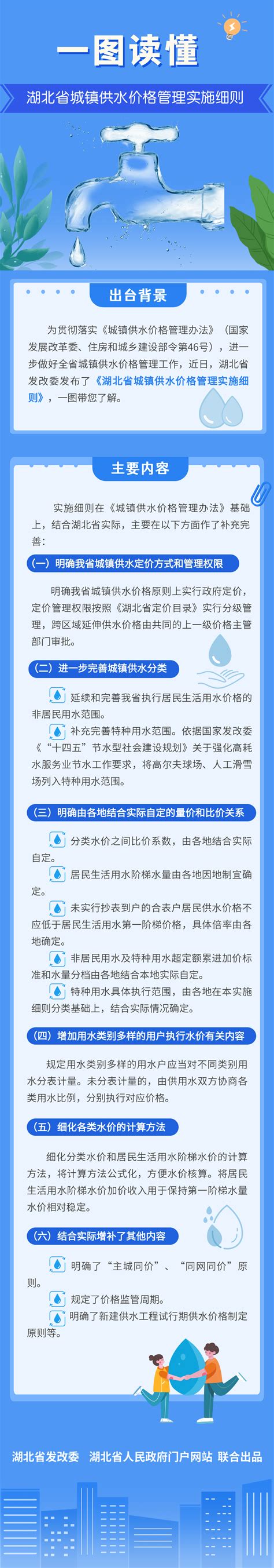图文解读：《湖北省城镇供水价格管理实施细则》政策解读-湖北省发展和改革委员会