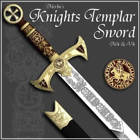 美国古董及古董刀剑美国共济会圣殿骑士佩剑