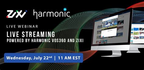 Zixi now integrates into Harmonic’s cloud based VOS 360 solution