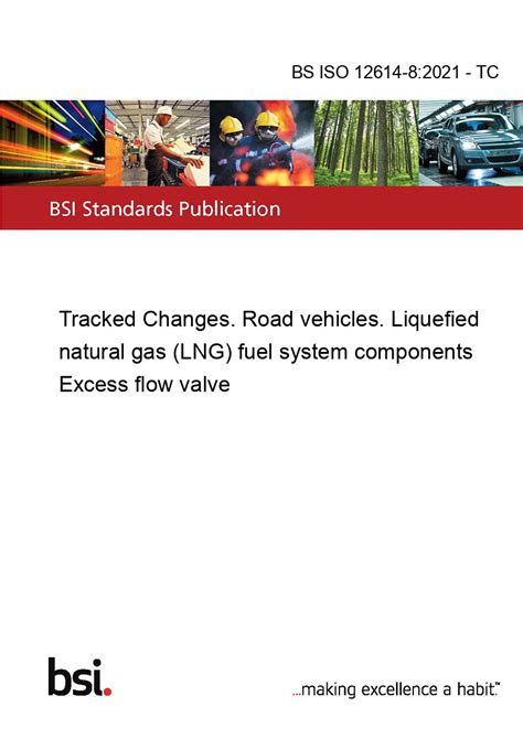 BS ISO 12614-8:2021 - TC Tracked Changes. Road vehicles. Liquefied ...