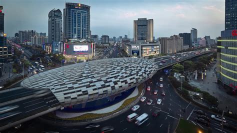 上海五角场环岛及下沉式广场总体设计