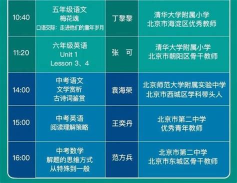 2月28日中国教育电视台cetv4同上一堂课课程表- 北京本地宝