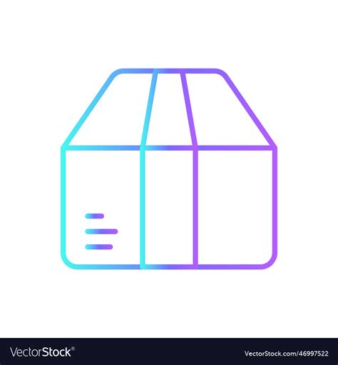 Box e-commers icon with blue duotone style Vector Image
