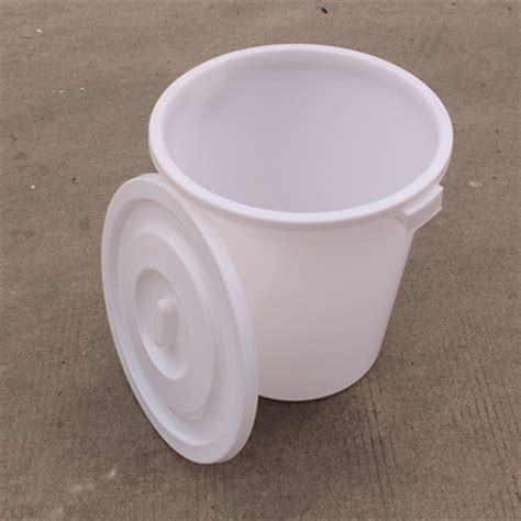 厂家批发 塑料水桶100L水缸带盖 家用储水桶白色圆形蓄水缸浸泡桶-阿里巴巴