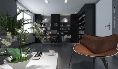 青岛某外贸公司办公室室内设计一层改二层充分利用空间（工业风）-办公空间设计作品|公司-特创易·GO