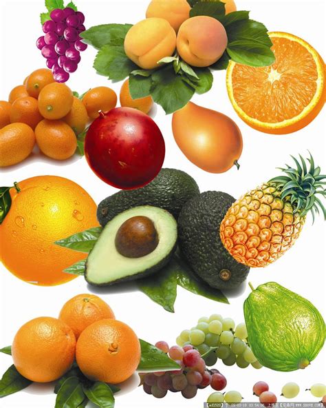 种类繁多的水果PSD分层素材