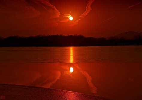 【两个太阳的夕阳摄影图片】风光摄影_Tom 老道_太平洋电脑网摄影部落