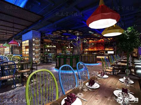 维多利230平饭店商铺 超现代风格火锅店-玖木空间设计装修效果图