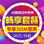 【中国移动】宽带畅享套餐（300M） - 中国移动
